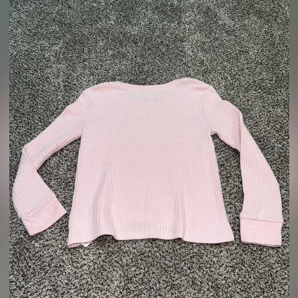 Gap pink long sleeve sweater